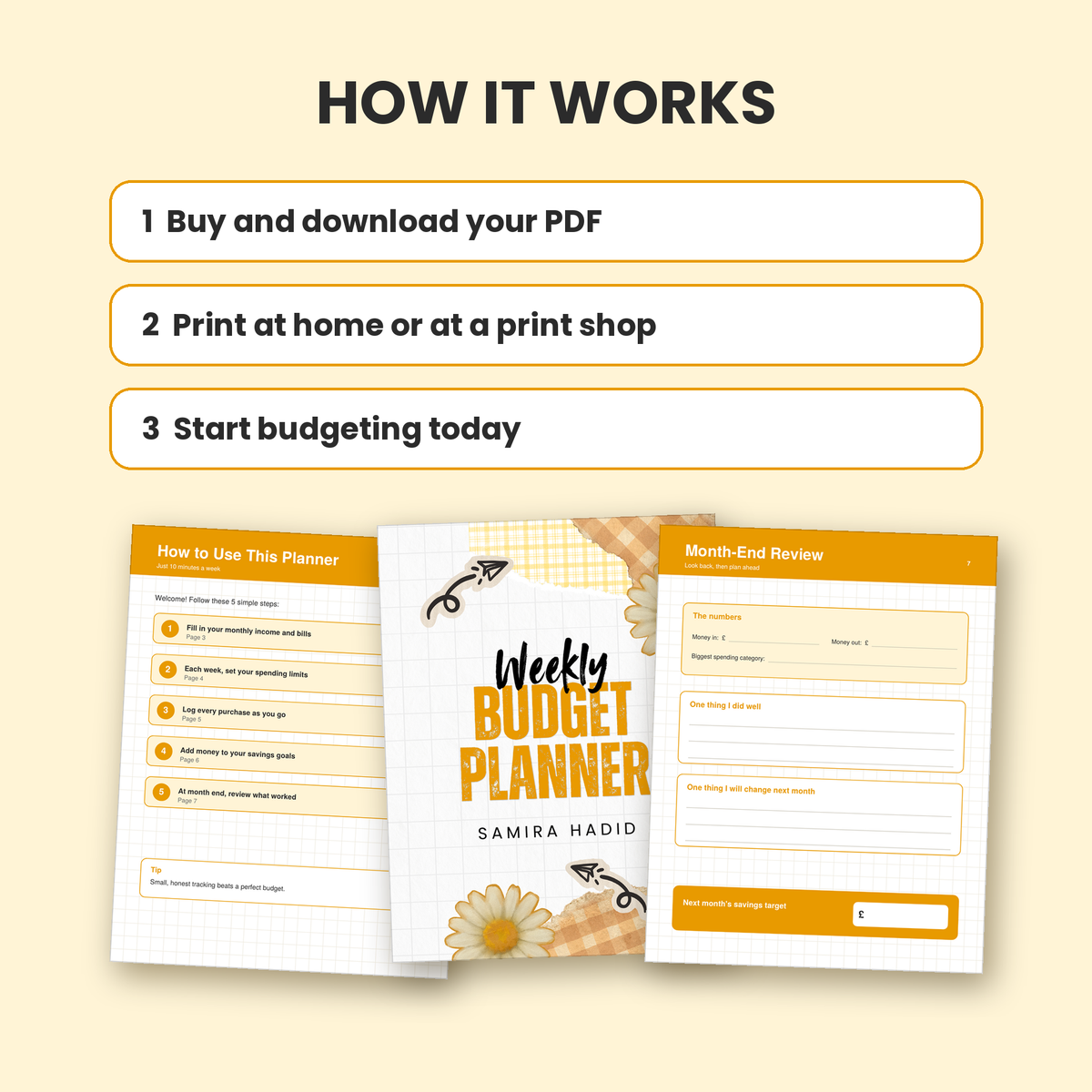 Printable Weekly Budget Planner | 11-Page PDF | Monthly Overview & Savings Tracker