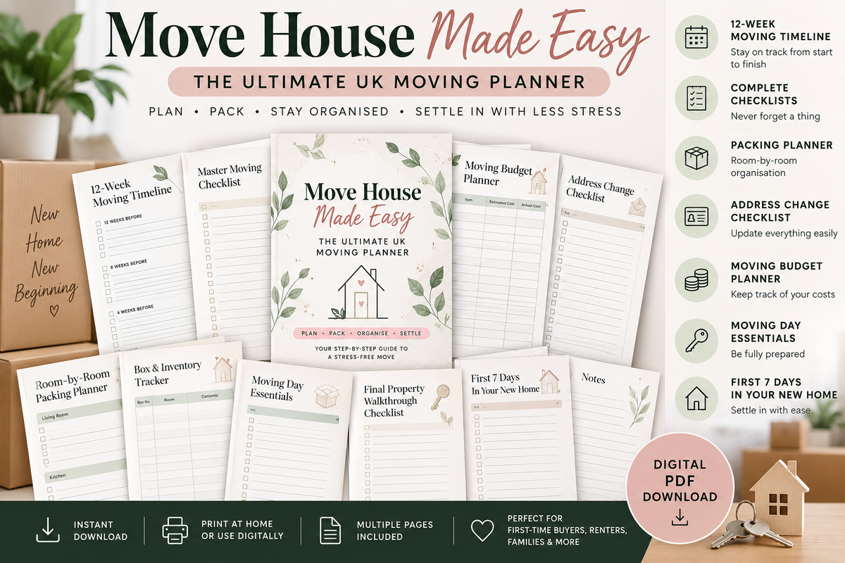Move House Made Easy – The Ultimate UK Moving Planner
