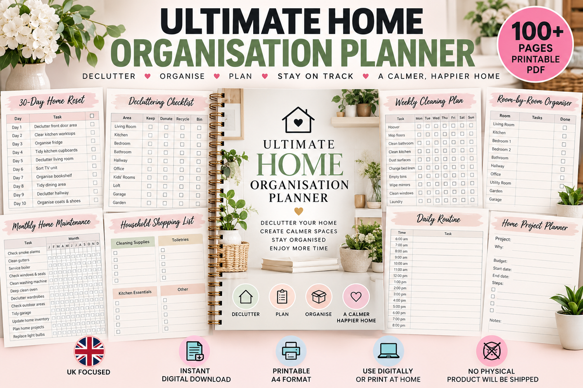 Ultimate Home Organisation Planner